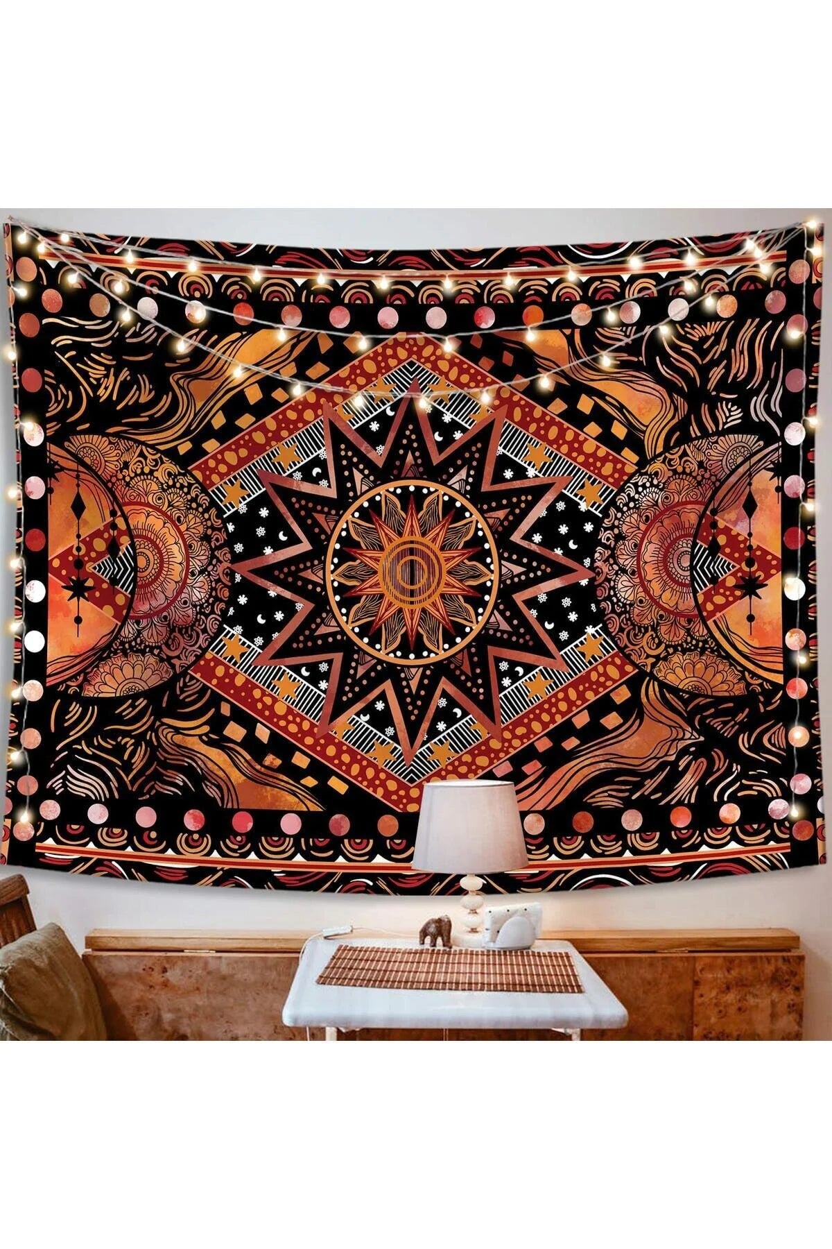 Mandala Yoga Hippie Design Wall Tapestry – Stylish Wall Hanging, Wall Decor, Decorative Wall Art