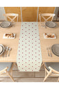 Red Berry Garden Table Runner - Minimalist Strawberry Pattern Digital Printed Decorative Table Cover for Modern Kitchen & Dining Decor