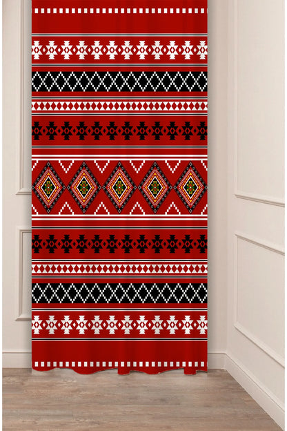Authentic Anatolian Ethnic Pattern Custom Design Digital Printed Curtain Panel (Single Panel) – Modern Elegant Curtain