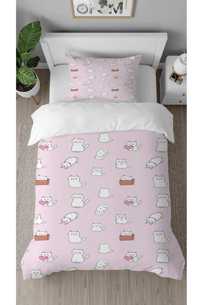 Ocean Life Kids Bedding Set - Deep Sea Animals & Marine Wildlife Digital Printed Soft Duvet Cover & Pillowcase for Nautical Nursery Decor (Kopya)
