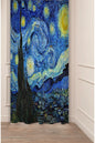 Van Gogh Starry Night Famous Artwork Printed Curtain Panel (Single Panel) – Elegant Artistic Design Curtain