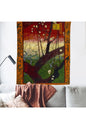 Van Gogh Flowering Plum Orchard Tapestry - Iconic Fine Art Masterpiece Wall Hanging for Classic & Modern Home Gallery Decor