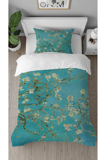 Van Gogh Almond Blossom Duvet Cover Set - Iconic Fine Art Masterpiece Bedding for Elegant & Serene Bedroom Decor