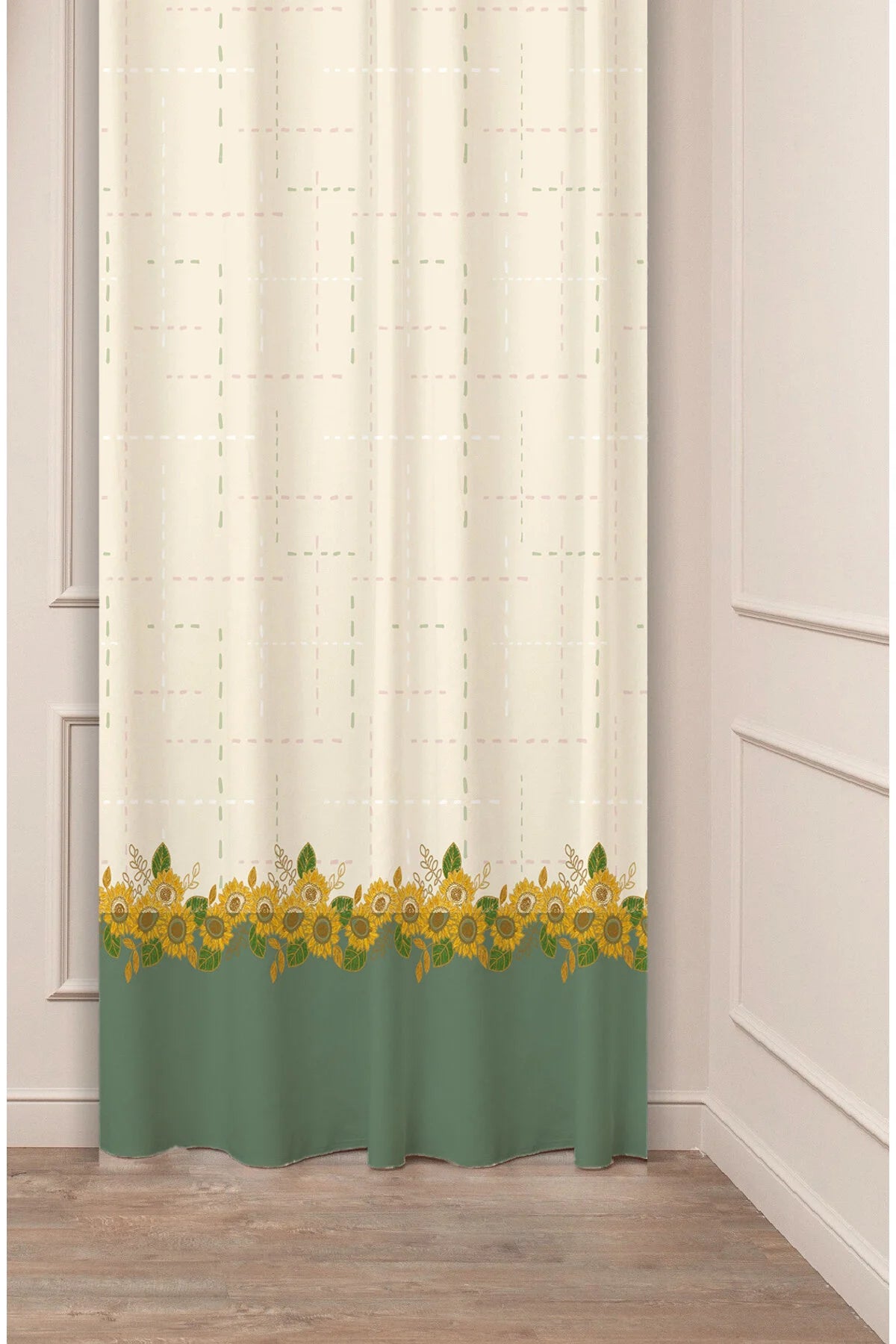 Majestic Mountain River Landscape Curtain - Deep Forest & Alpine Wilderness Digital Printed Single Panel Drape for Nature-Inspired Home Decor